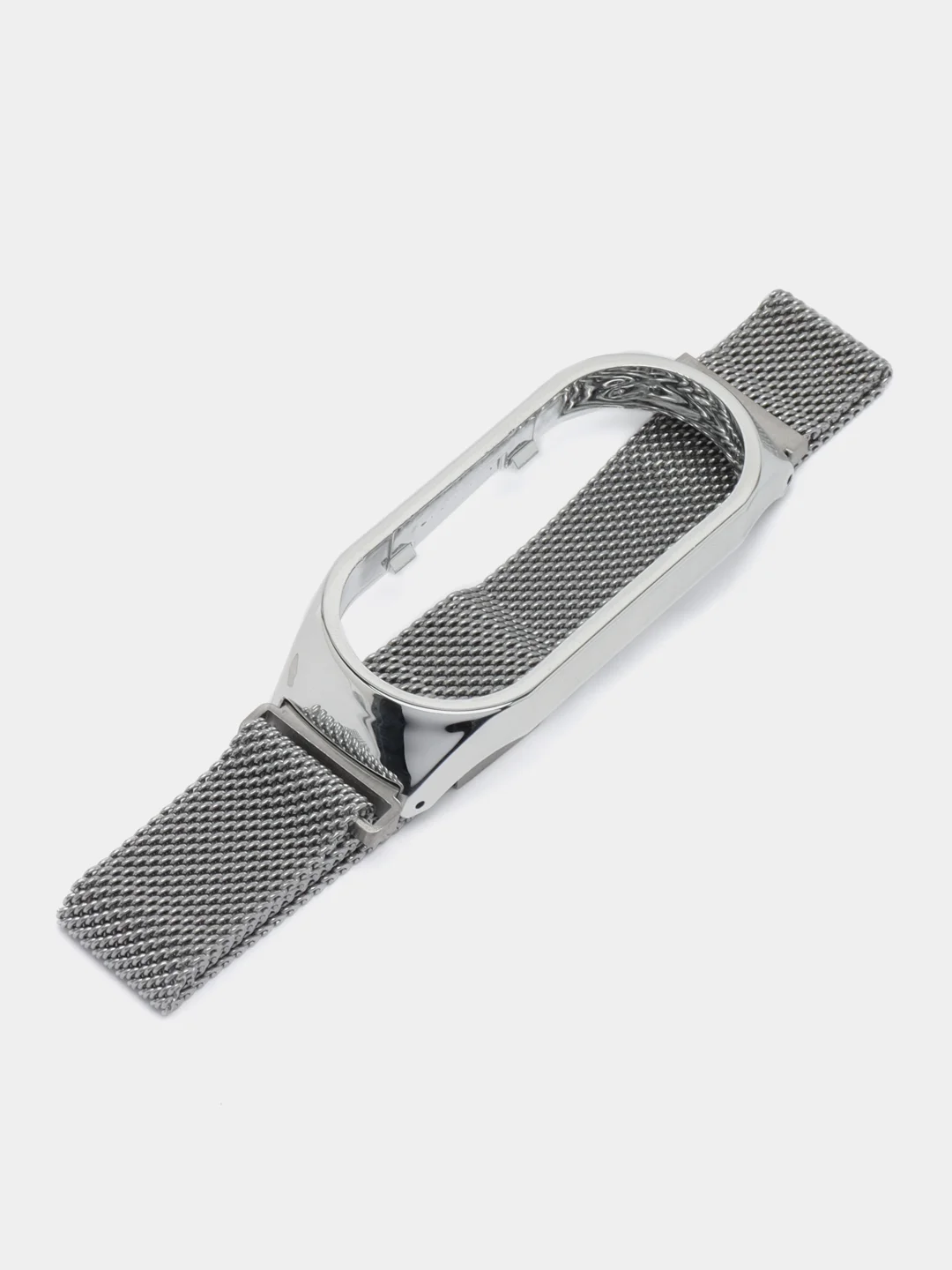 Серебряный металлический ремешок для фитнес-браслета Xiaomi Mi Band 7