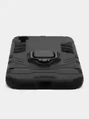 Черный чехол противоударный с кольцом и магнитом для iPhone 7 8 X XS XR 11 12 13 14 pro max айфон