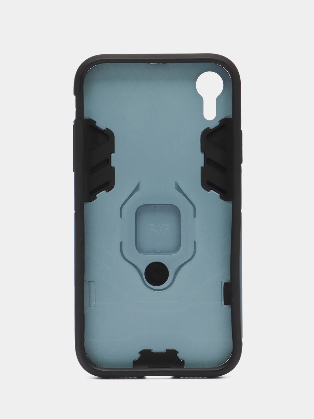 Голубой чехол противоударный с кольцом и магнитом для iPhone 7 8 X XS XR 11 12 13 14 pro max айфон