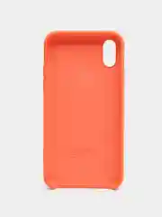 Оранжевый чехол Silicone Case для iPhone X/XS