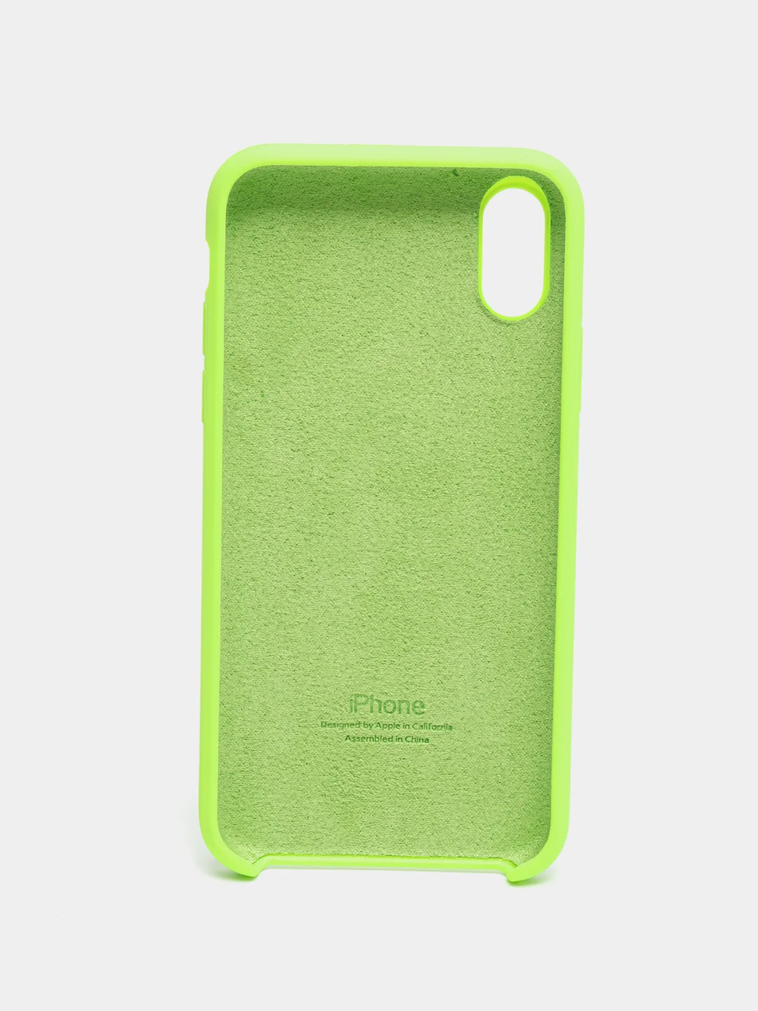 Лайм чехол Silicone Case для iPhone X/XS