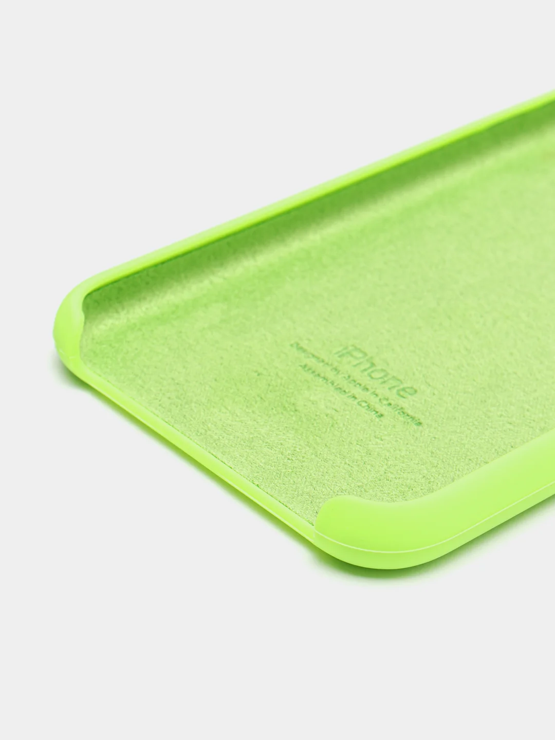 Лайм чехол Silicone Case для iPhone X/XS