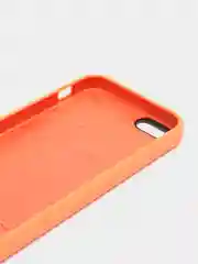 Светло-оранжевый чехол Silicone Case для iPhone 5/5S/SE