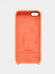 Светло-оранжевый чехол Silicone Case для iPhone 5/5S/SE