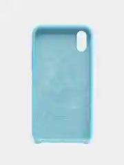 Голубой чехол Silicone Case для iPhone X/XS