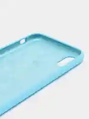 Голубой чехол Silicone Case для iPhone X/XS