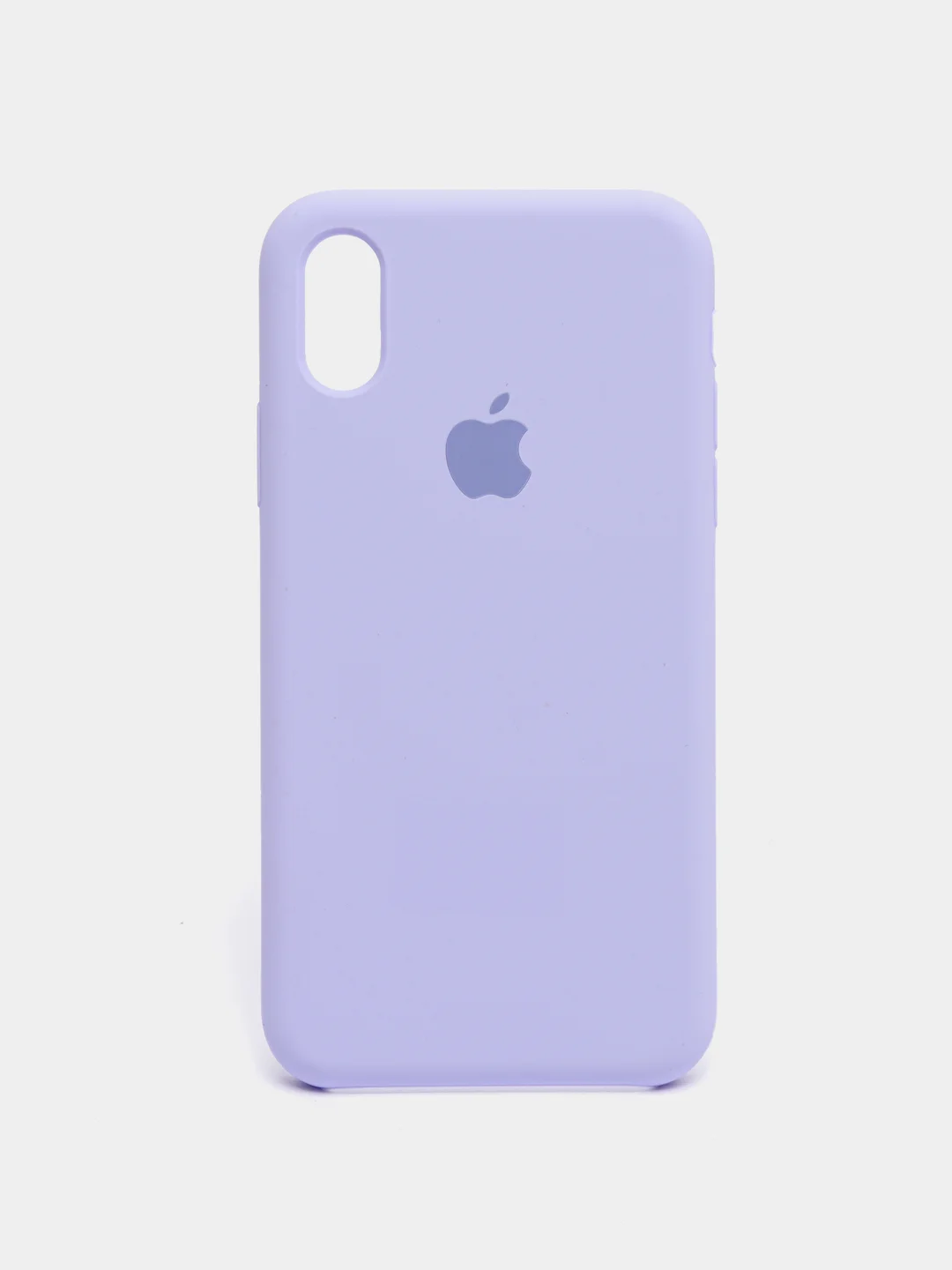 Лавандовый чехол Silicone Case для iPhone X/XS