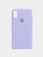 Лавандовый чехол Silicone Case для iPhone X/XS