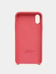 Коралловый чехол Silicone Case для iPhone X/XS