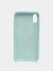 Бирюзовый чехол Silicone Case для iPhone X/XS