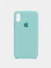 Бирюзовый чехол Silicone Case для iPhone X/XS
