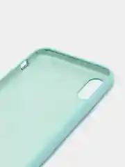 Бирюзовый чехол Silicone Case для iPhone X/XS