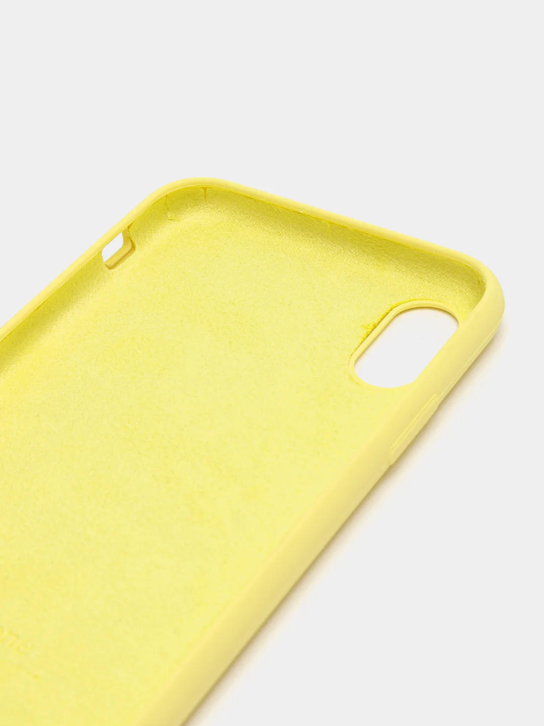 Лимонный чехол Silicone Case для iPhone X/XS