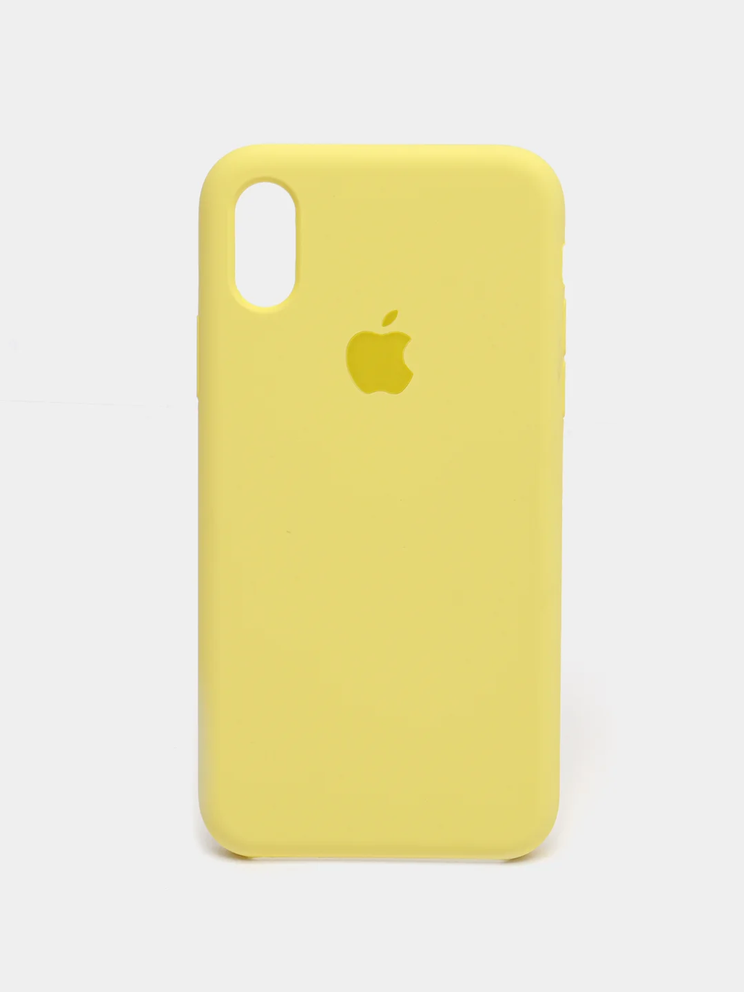 Лимонный чехол Silicone Case для iPhone X/XS
