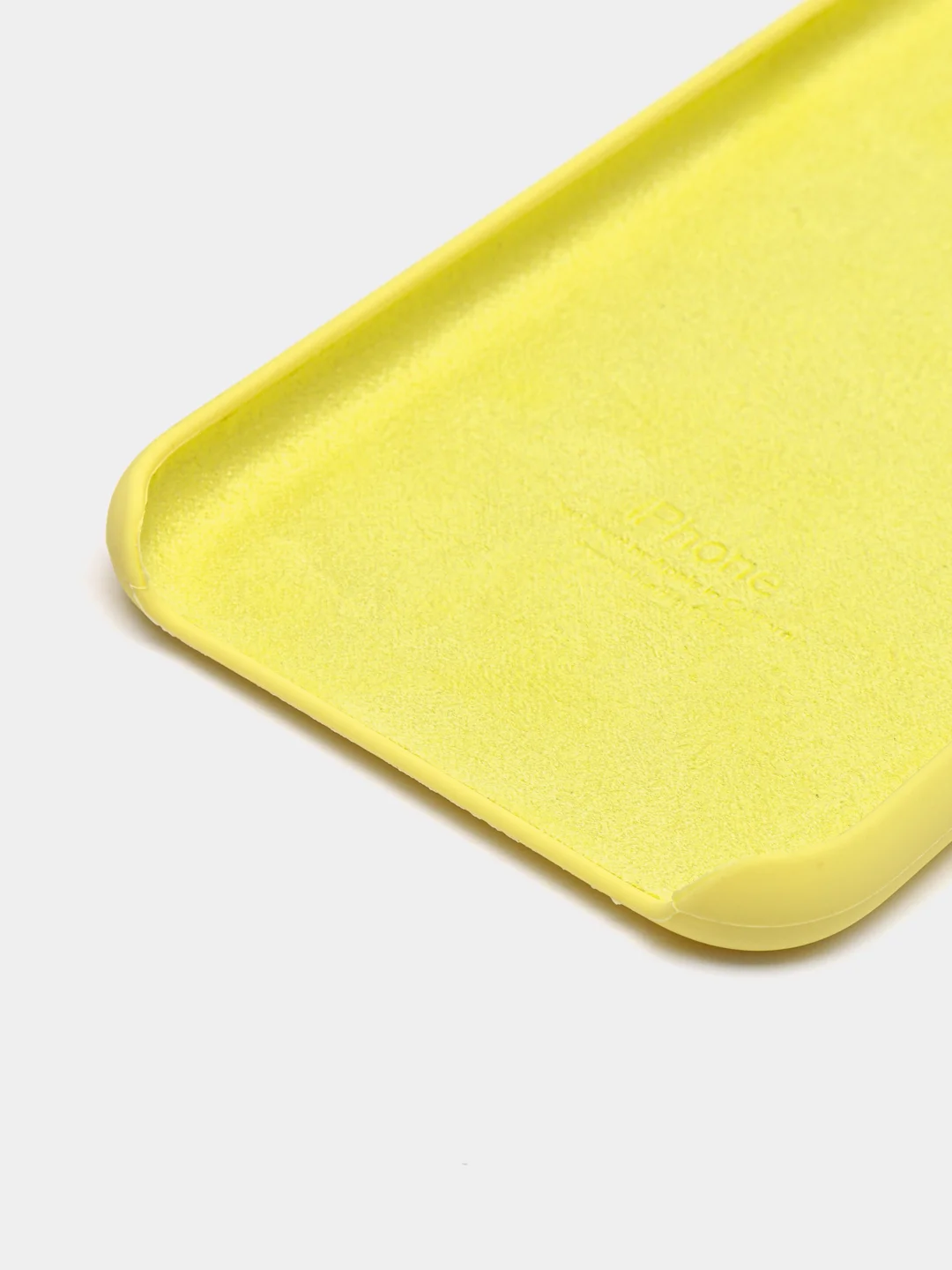 Лимонный чехол Silicone Case для iPhone X/XS