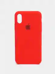Красный чехол Silicone Case для iPhone X/XS