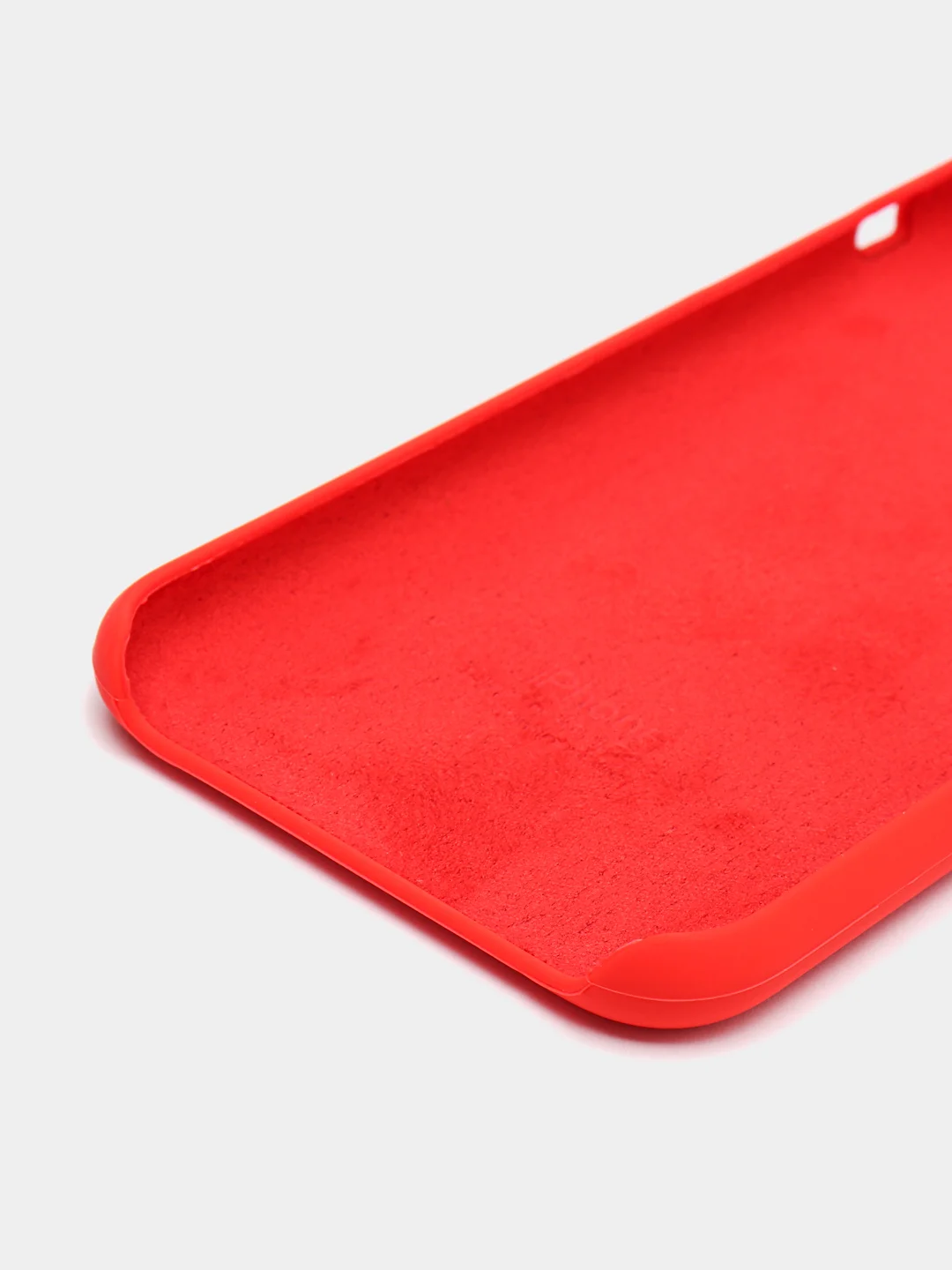 Красный чехол Silicone Case для iPhone X/XS