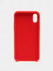 Красный чехол Silicone Case для iPhone X/XS