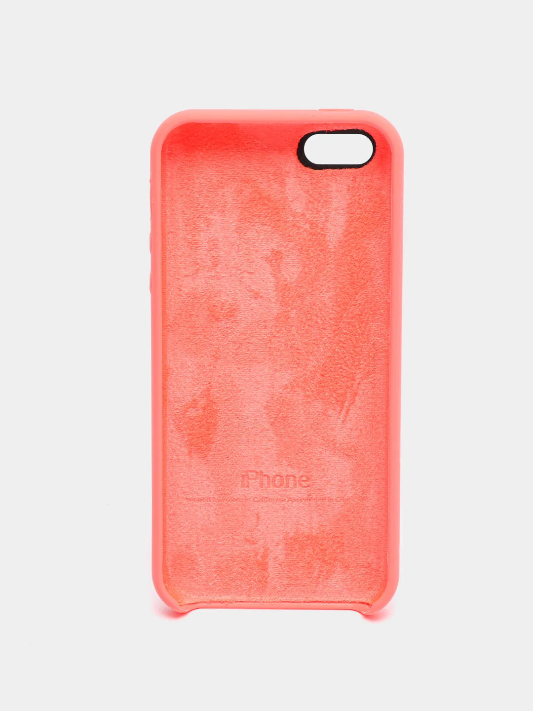Кораллово-розовый чехол Silicone Case для iPhone 5/5S/SE