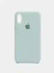 Мятный чехол Silicone Case для iPhone X/XS