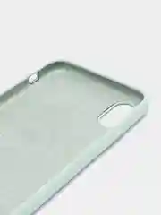 Мятный чехол Silicone Case для iPhone X/XS