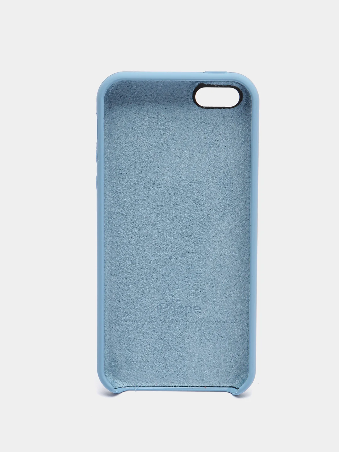 Светло-синий чехол Silicone Case для iPhone 5/5S/SE