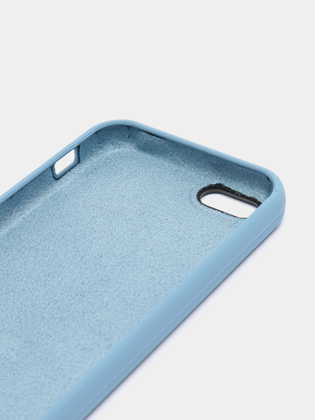 Светло-синий чехол Silicone Case для iPhone 5/5S/SE