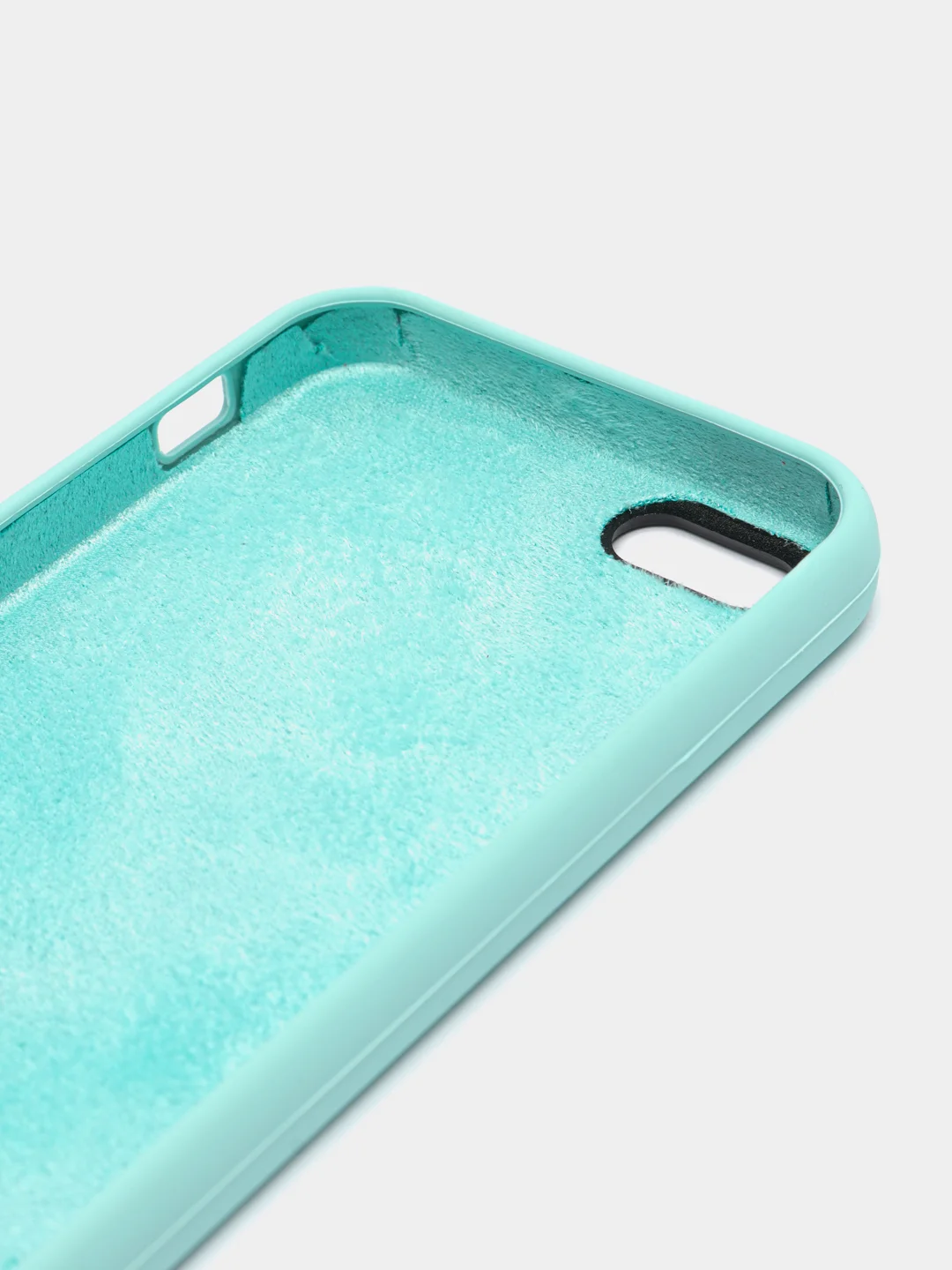 Мятный чехол Silicone Case для iPhone 5/5S/SE