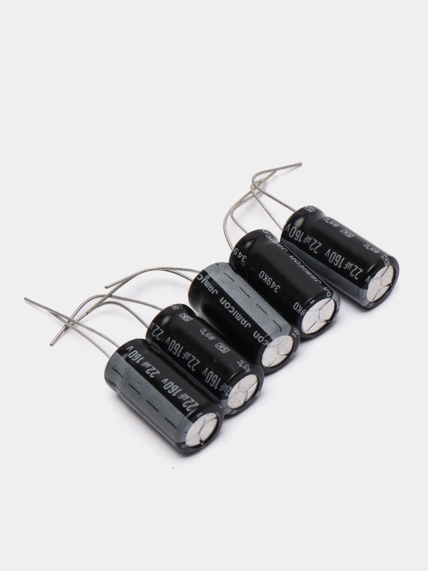 5 штук 22мкф 160В Конденсатор электролитический 22UF 160V 105C 10х21 TK JAMICON