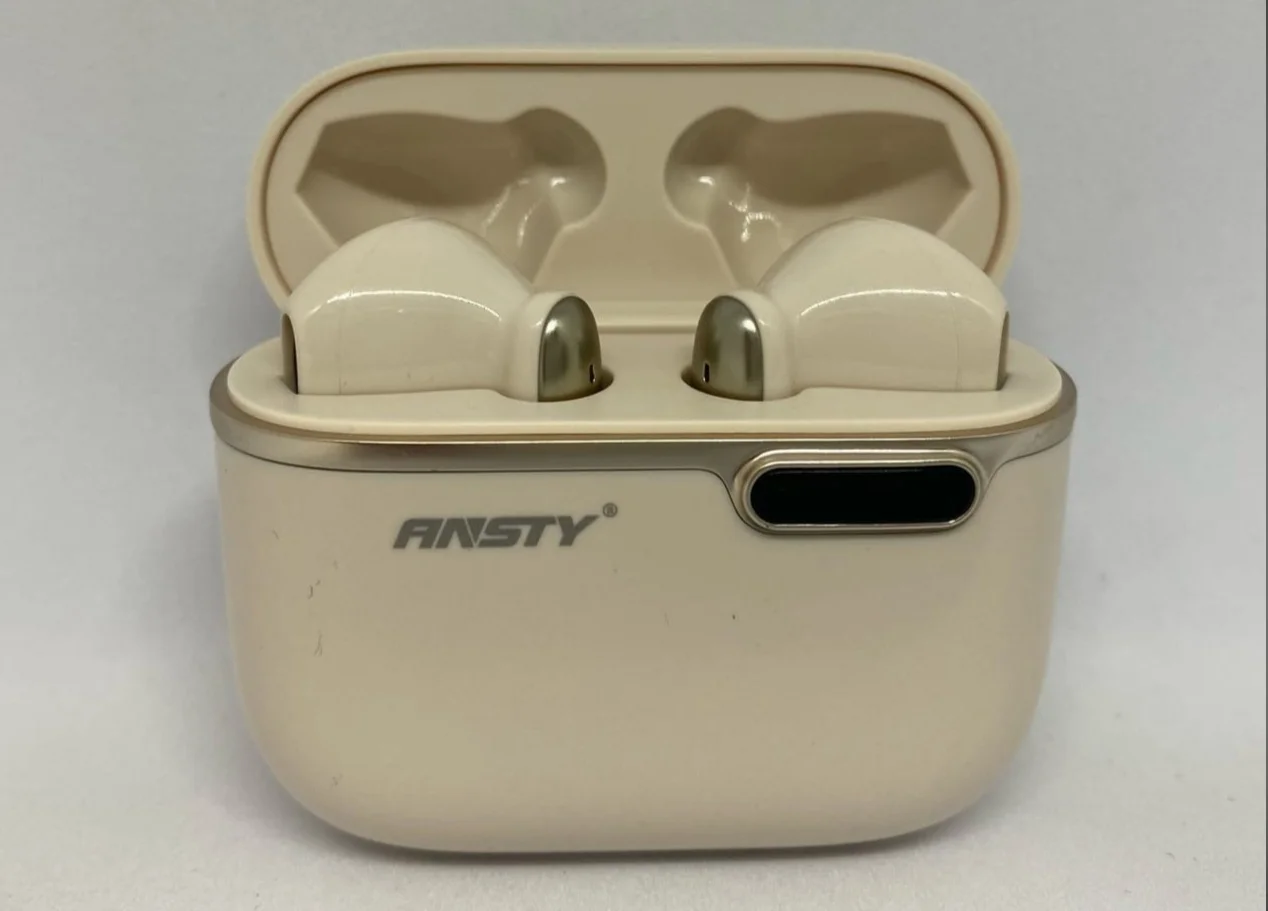Белый беспроводные наушники Ansty "Wireless Ast B05", 250 Mah