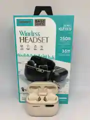 Белый беспроводные наушники Ansty "Wireless Ast B05", 250 Mah