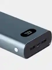 Серый внешний аккумулятор TFN Blaze LCD 20000 mAh