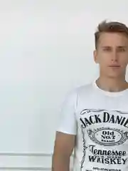 Светло-бежевый футболка мужская