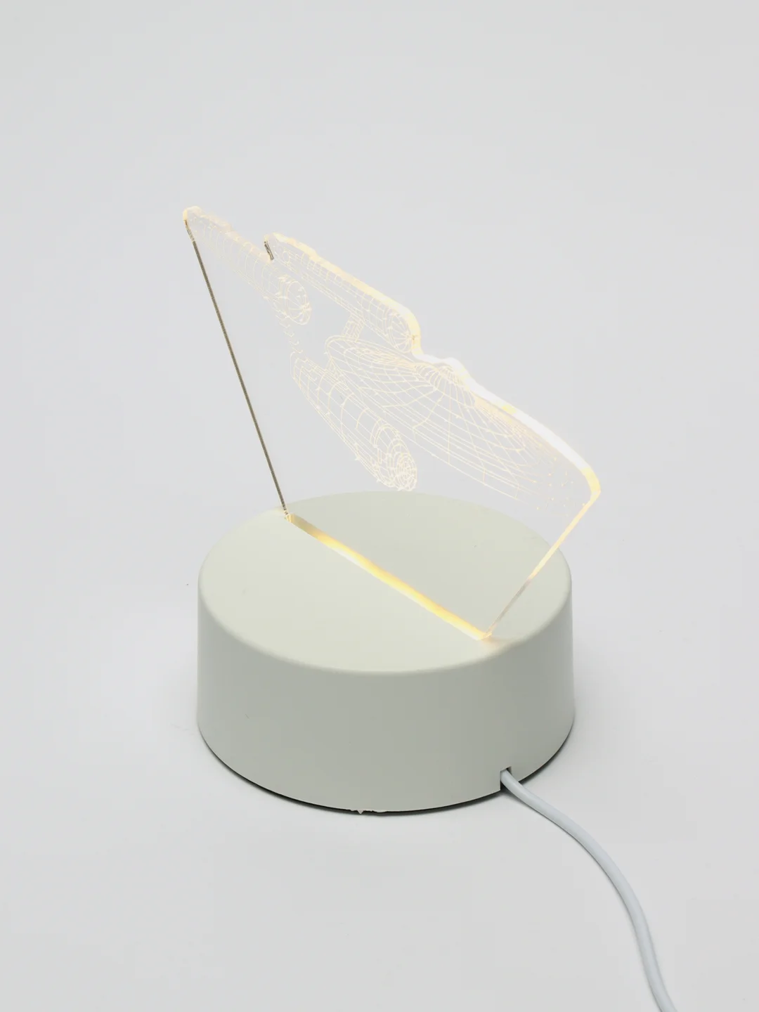 Кораллово-розовый детский ночник LED