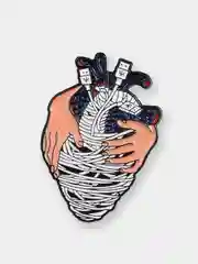 Прозрачный пин Hearts, металлический, значок брошь, аксессуар, украшение на одежду