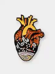 Коралловый пин Hearts, металлический, значок брошь, аксессуар, украшение на одежду