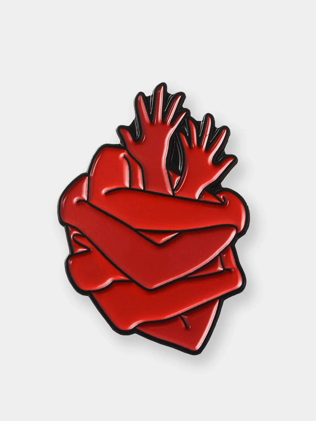Розовый пин Hearts, металлический, значок брошь, аксессуар, украшение на одежду