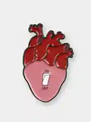 Красный пин Hearts, металлический, значок брошь, аксессуар, украшение на одежду