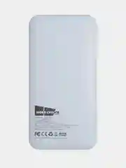 Белый внешний аккумулятор More Choice PB32S-10, 10000 мАч, быстрая зарядка 20 W