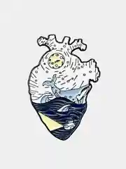 Молочный пин Hearts, металлический, значок брошь, аксессуар, украшение на одежду