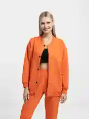 Оранжевый женский комплект со свитшотом
