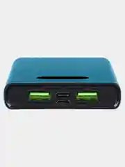 Синий внешний аккумулятор TFN BLAZE LCD PD, 22.5W, 10000 mAh