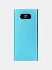 Синий внешний аккумулятор TFN BLAZE LCD PD, 22.5W, 10000 mAh
