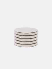 Магнит неодимовый диск 20x2.5 N35 (5 штук)