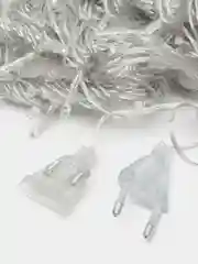 Белый гирлянда занавеска штора 160 LED Холодный свет, Новогодняя гирлянда светодиодная занавес