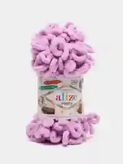 Лавандовый пряжа с большими петельками Puffy Alize (Ализе Пуффи), разные цвета
