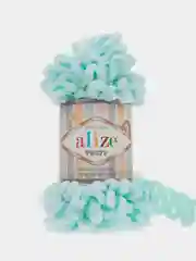 Бирюзовый пряжа с большими петельками Puffy Alize (Ализе Пуффи), разные цвета