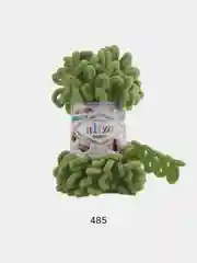 Зеленый пряжа с большими петельками Puffy Alize (Ализе Пуффи), разные цвета
