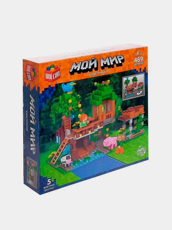 Конструктор "Мой мир", 489 деталей