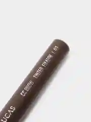Коричневый цветной моделирующий воск для бровей / карандаш для бровей Tinted wax Fixator Lucas